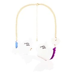 Twoos Company Necklace -Masquerade Shoes JIC208A 2 Twoos Company Necklace Irregular Choice Rockabilly Blue Bird Acrylic Necklace 82b83f10 5e83 4849 91f8 305139e82511