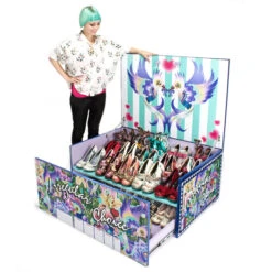 Tropical Storage Chest -Masquerade Shoes tropical 1 1